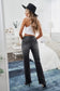 Mid Rise Flare Jeans